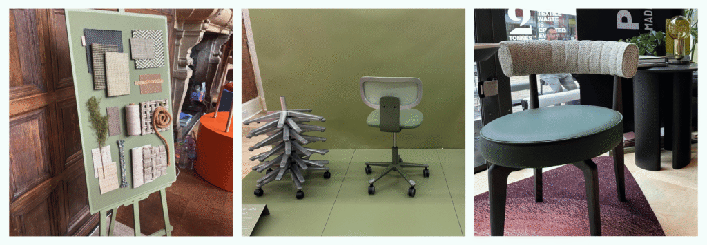 Green colour spotted at Clerkenwell Design Week 2025