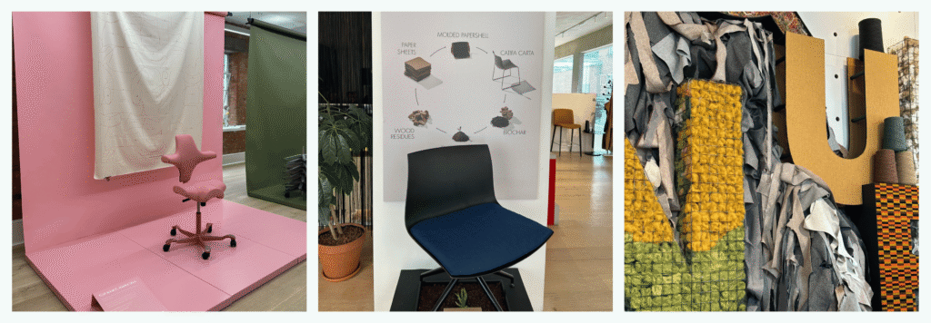 Eco-friendly and sustainable stands spotted at Clerkenwell Design Week 2025